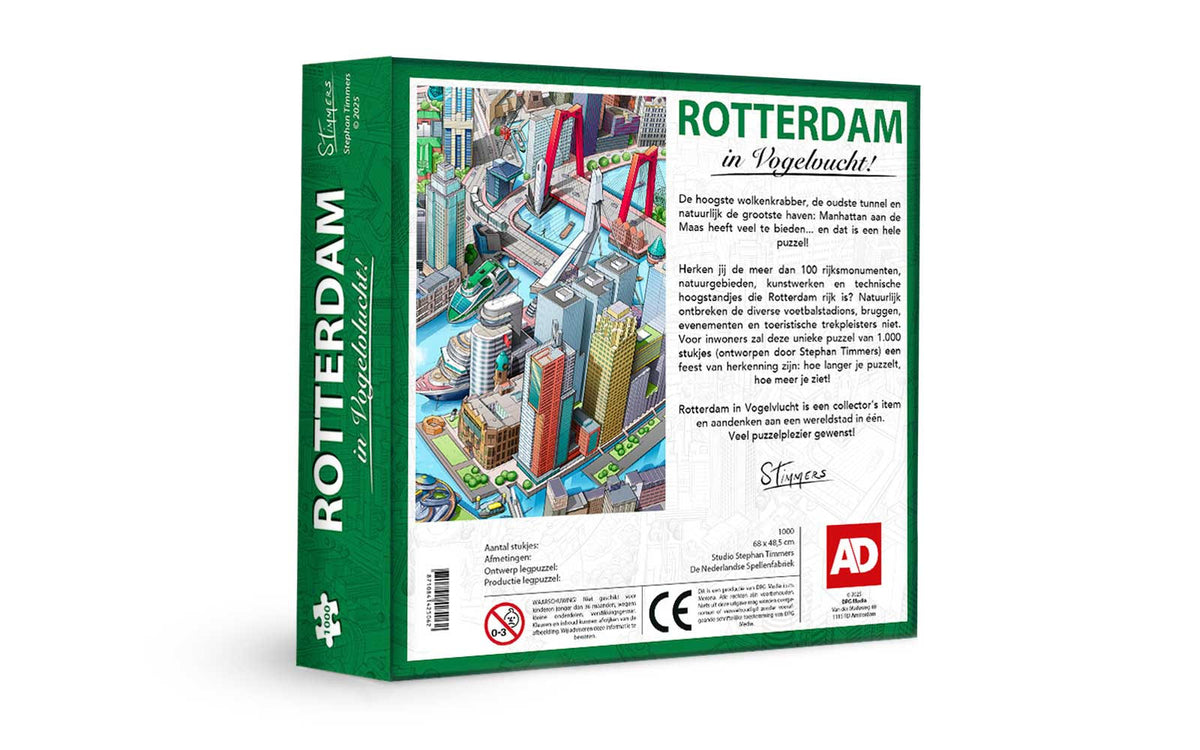 Puzzel Rotterdam in Vogelvlucht - afbeelding 2