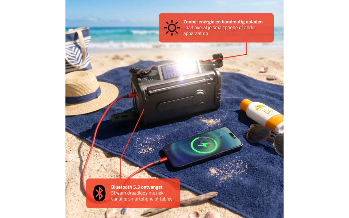 Lenco Noodradio (DAB+/FM & Powerbank) - afbeelding 5