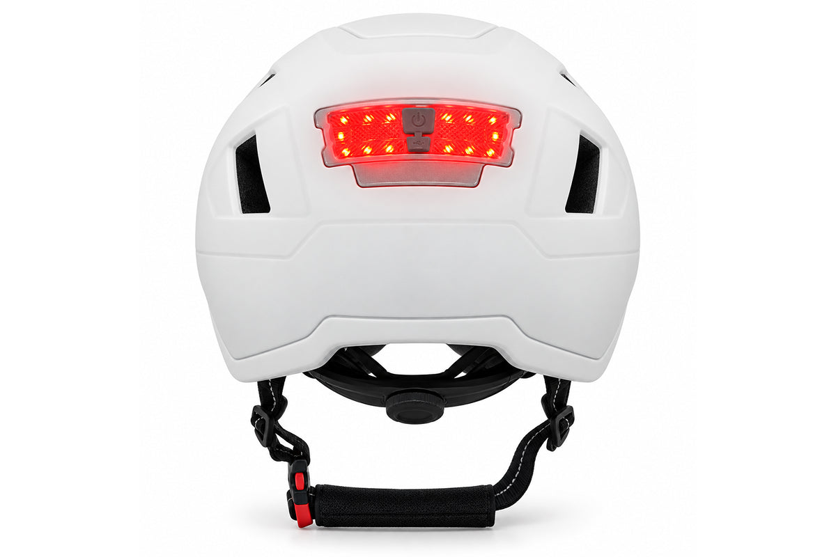 E-bike fietshelm Unisex - Inclusief 2 Clearview vizieren & verlichting - afbeelding 6